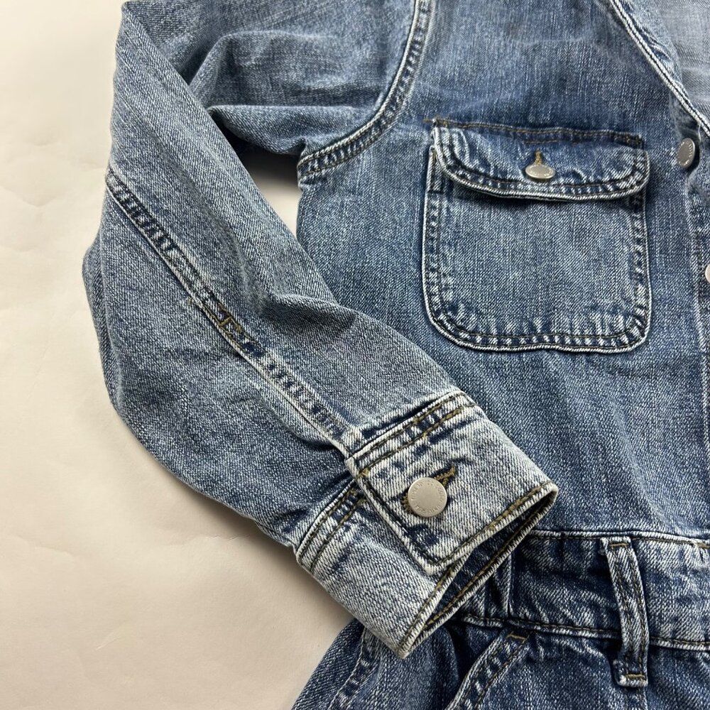 Universal Thread Denim Long Sleeve Button Front S… - image 7